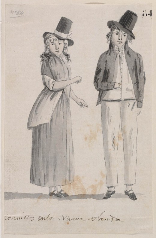 Convicts in New Holland. Source: Mitchell Library, State Library of New South Wales (1)